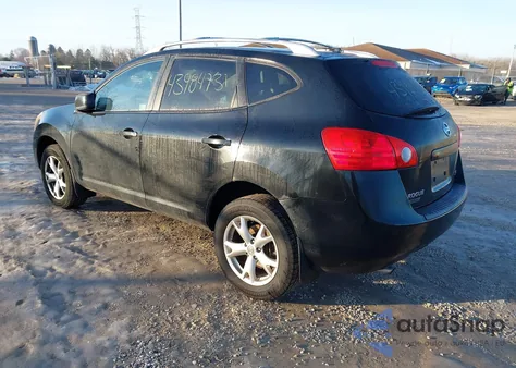 2009 Nissan Rogue Sl from USA, damaged, VIN JN8AS58V29W188854